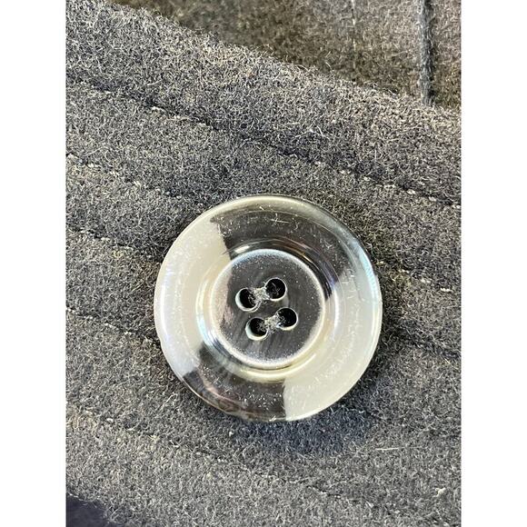 Austin Clothing Co. Womens L Black 80%Wool Blend Winter ButtonDown Pocket Coat - Picture 8 of 11